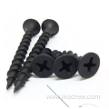 Black Phosphated Hardened Coarse drywall screws